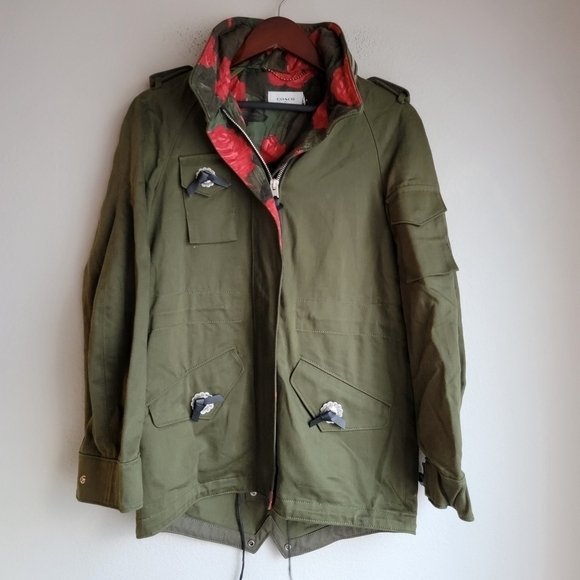 Coach 1941 Western Parka Jacket in Fern size 4 NWT - Picture 1 of 15